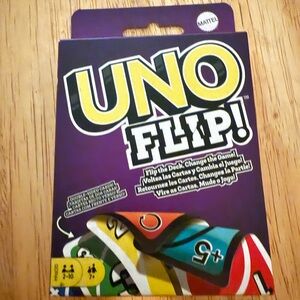 Mattel UNO Flip Card Game - Multicolor